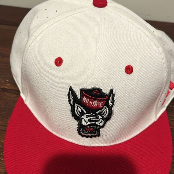 Big Melon NC North Carolina State Wolfpack Sewn perforated baseball fitted cap - Picture 2 of 4